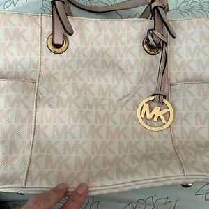 Signature Michael Kors Pink Tote Bag